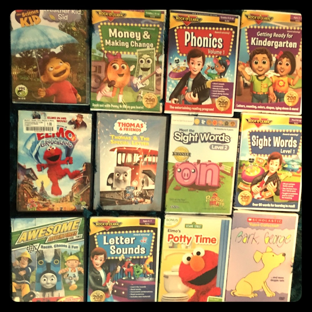 Kids educational DVD’s